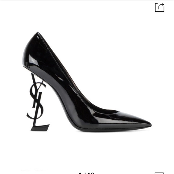 Saint Laurent Shoes - Saint Laurent Opyum Logo Pump